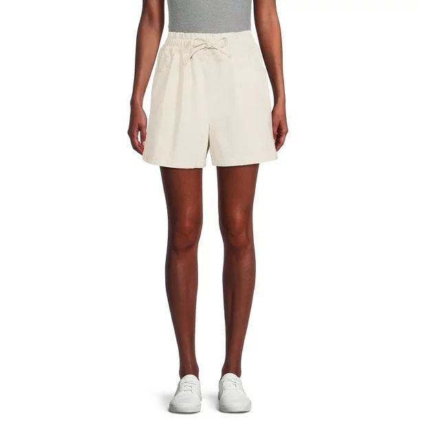 Time and Tru Women's Paperbag Waist Shorts - Walmart.com | Walmart (US)