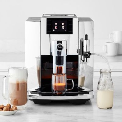 JURA E8 Chrome Fully Automatic Espresso Machine | Williams-Sonoma