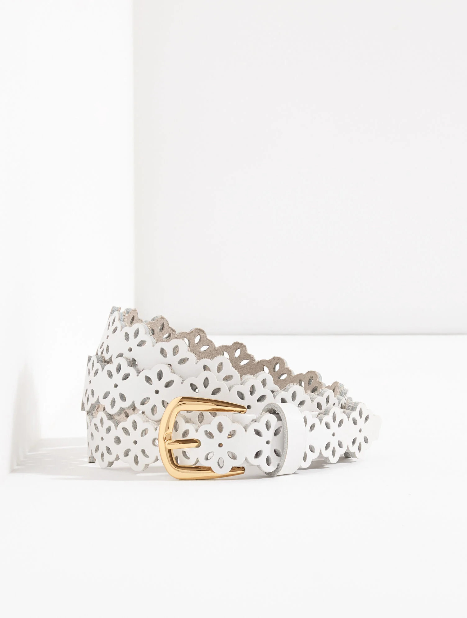Perforated Flower Belt | Talbots