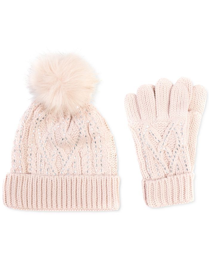 INC International Concepts Embellished Beanie & Gloves Boxed Set, Created for Macy's & Reviews - ... | Macys (US)