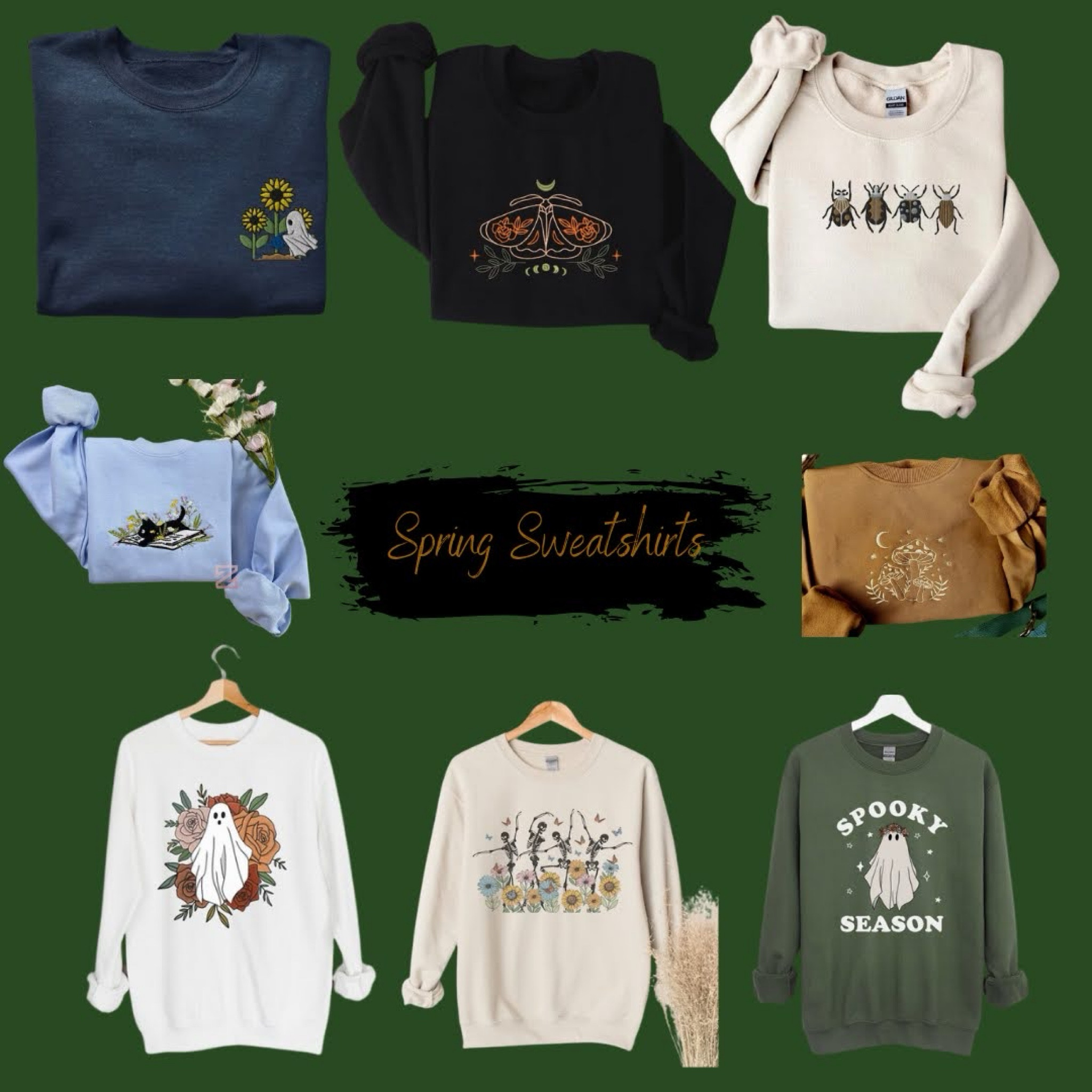 Spring is around the corner and I’ve rounded up sooooo many cute spring sweatshirts! From spooky, to cottagecore, to bookish, there is one on here you’ll love! 

#LTKSeasonal #LTKsalealert #LTKstyletip