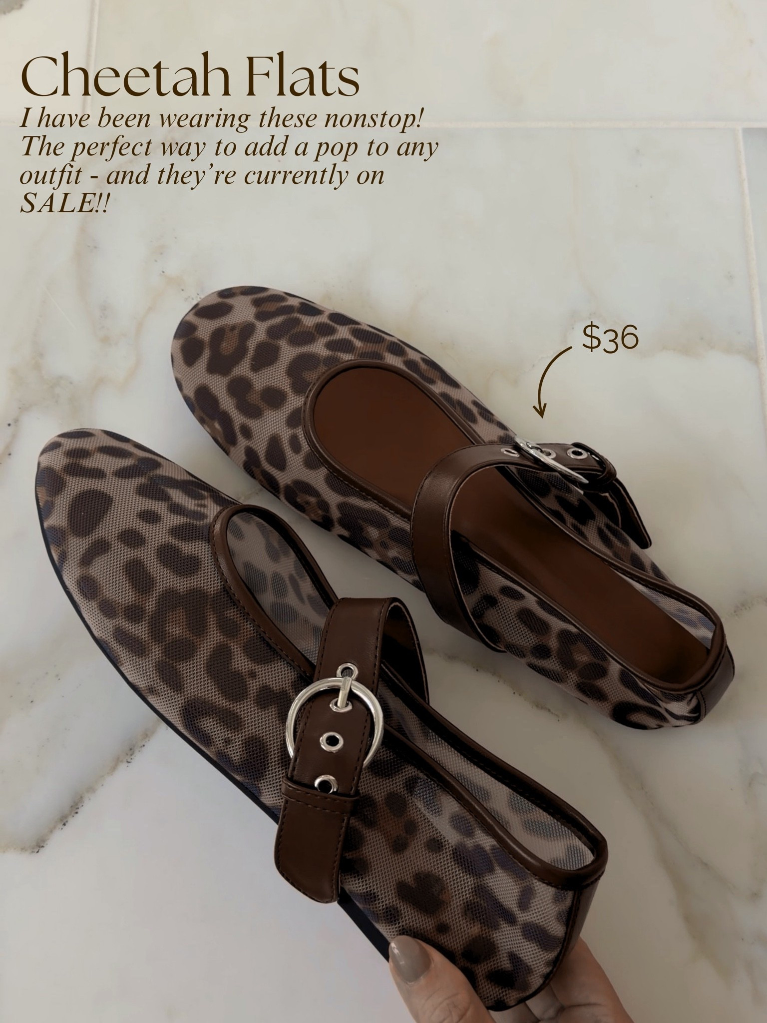 Amazon find - these cheetah flats are less than $40!

#LTKgrwm #LTKmomlife