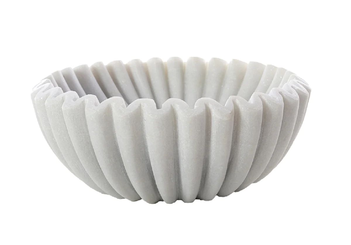 MARBLE HANDKERCHIEF BOWL | Alice Lane Home Collection