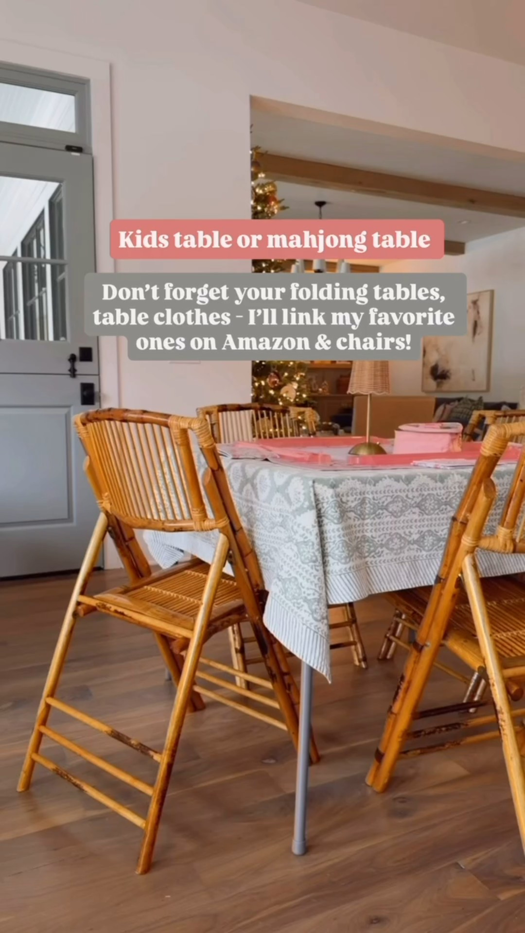 I linked the chairs & table I got from Amazon to set up this Mahjong set! Can’t believe all of these mahjong finds were from Amazon!

Loverly Grey, Amazon, mahjong, holiday, Christmas party 

#LTKHoliday