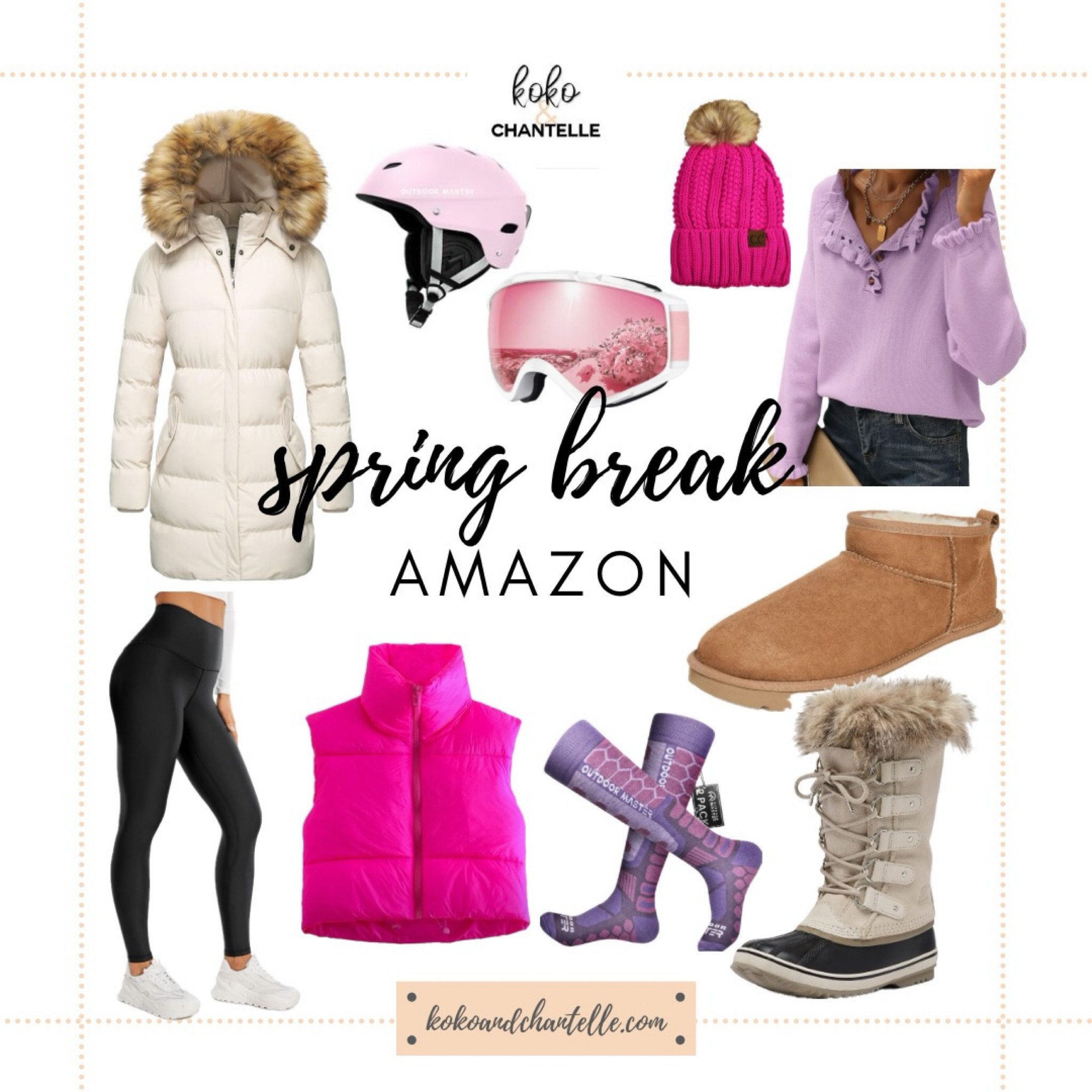 Spring break skiing. Snow skiing. Mountains. Cold weather. Ski coat  

#LTKSeasonal #LTKshoecrush #LTKfindsunder100