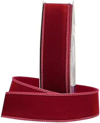 Royal Imports Wired Traditional Red Christmas Waterproof Ribbon Roll, for Floral & Craft Decorati... | Amazon (US)