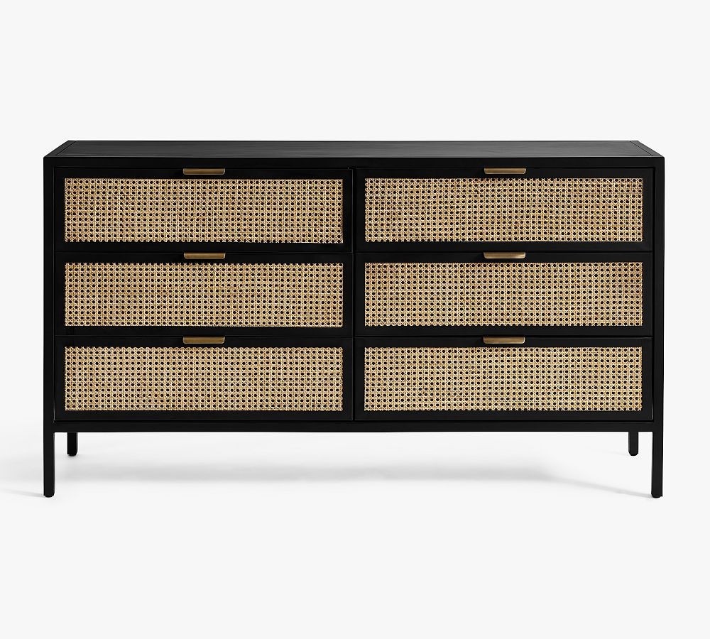 Neve Cane 6-Drawer Dresser | Pottery Barn (US)