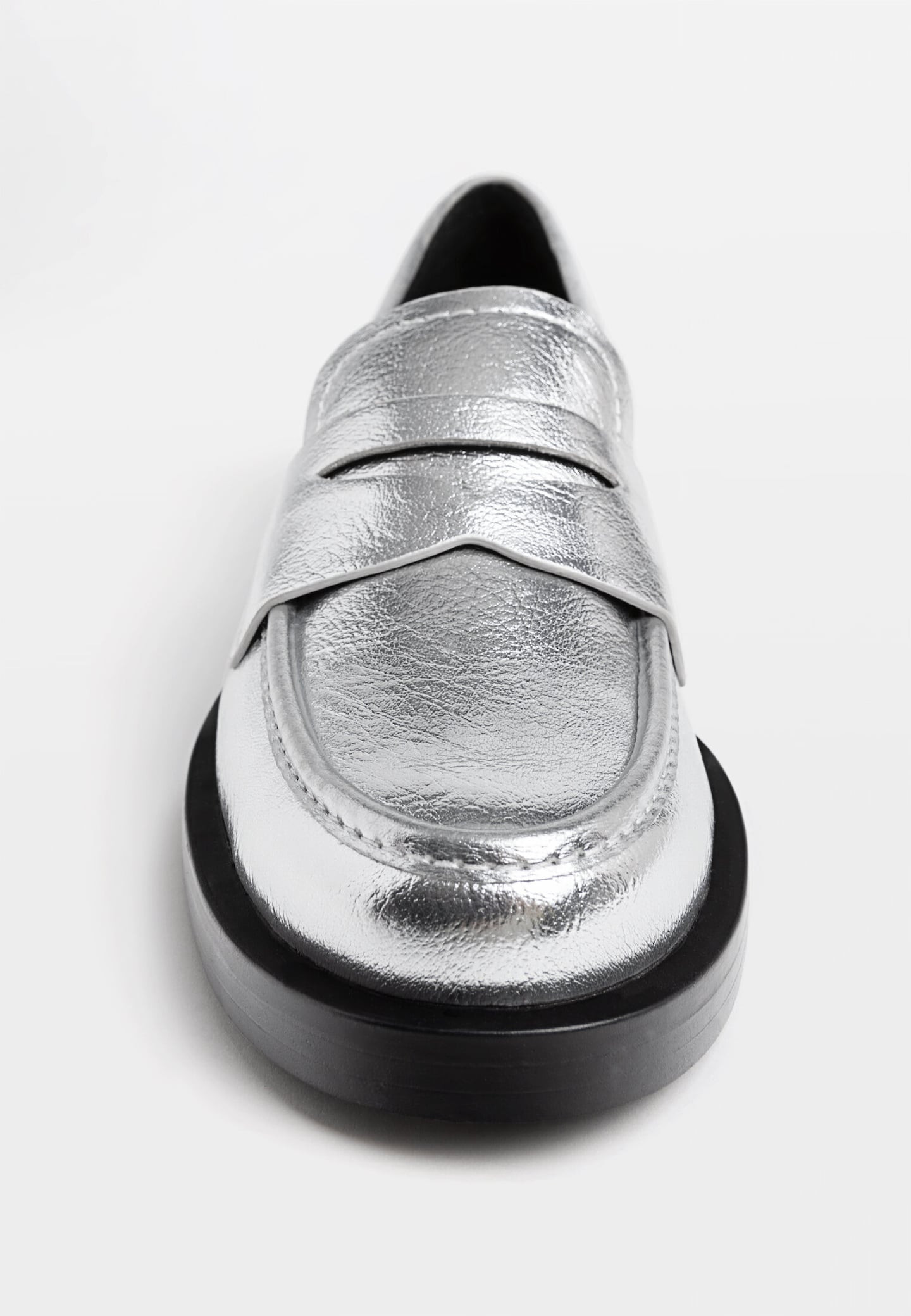 Penny loafers - Women's Flat shoes | Stradivarius United Kingdom | Stradivarius (UK)