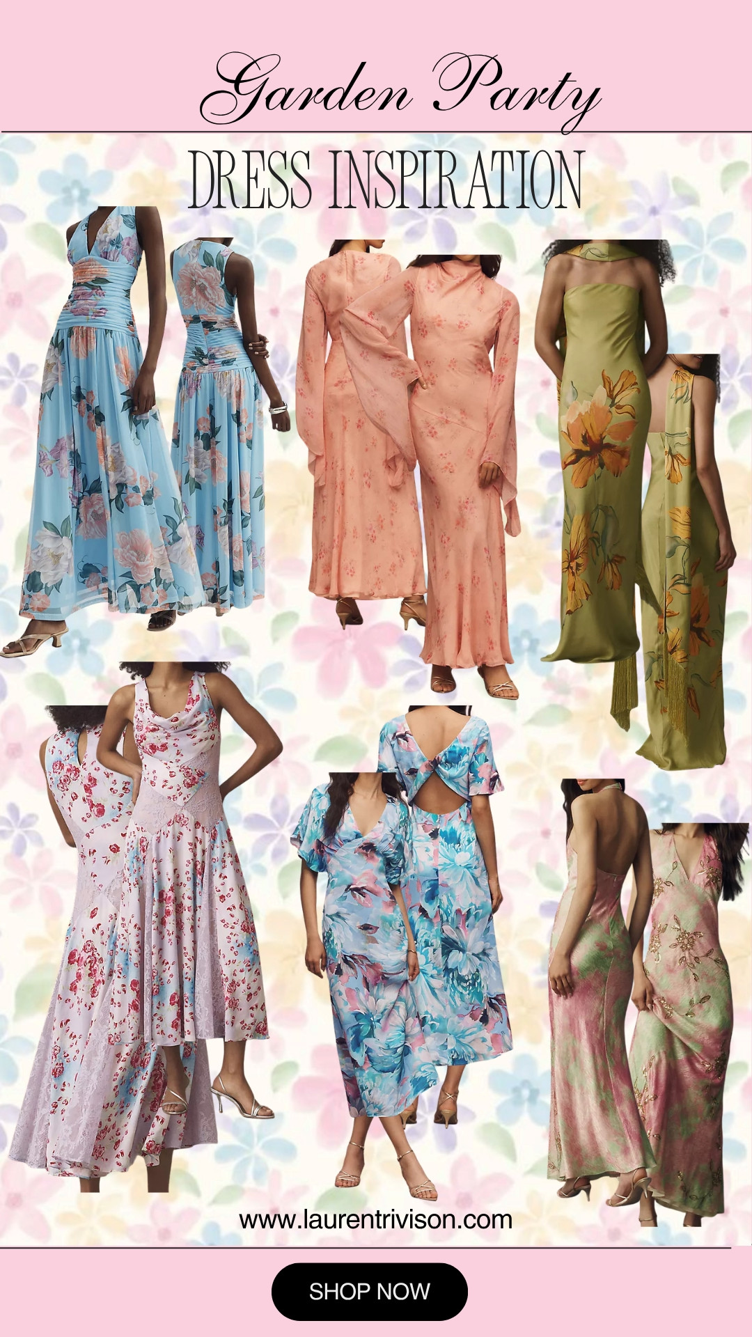 These dresses are perfect for any Garden Party! 🌷🌿 The flowy dresses with open backs, halter dress and pastel colors are sure to bring the vibe. These are all giving the perfect summer out energy. 😍 

 #LTKSeasonal #LTKMidsize #LTKWedding