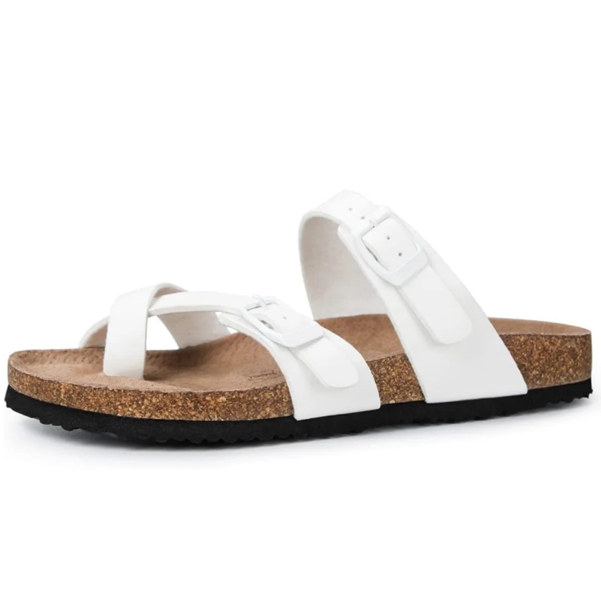 Bocca Women Adjustable Slide Sandals White-new Summer Flip-Flops Ring Open Toe 9M | Walmart (US)