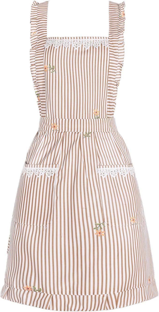 Funny Aprons for Women with Pockets, Kitchen Cooking Grilling Bbq Cute Chef Apron, Mothers Day Bi... | Amazon (US)