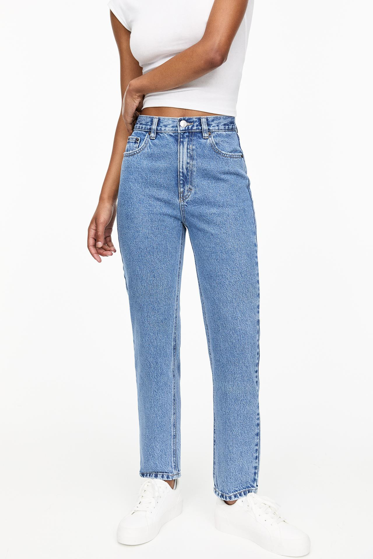 High-waist mom jeans | PULL and BEAR UK