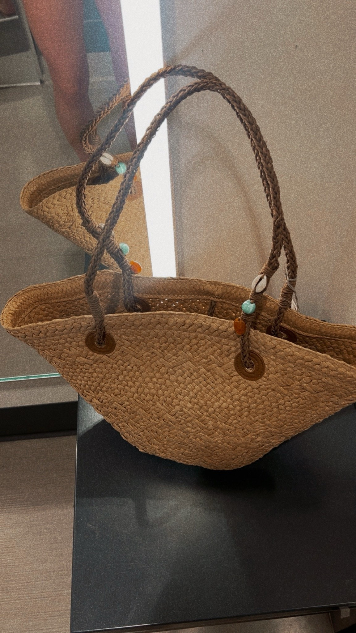 Hand woven straw bead beach / pool bag

#LTKTravel #LTKSwim #LTKdayinmylife