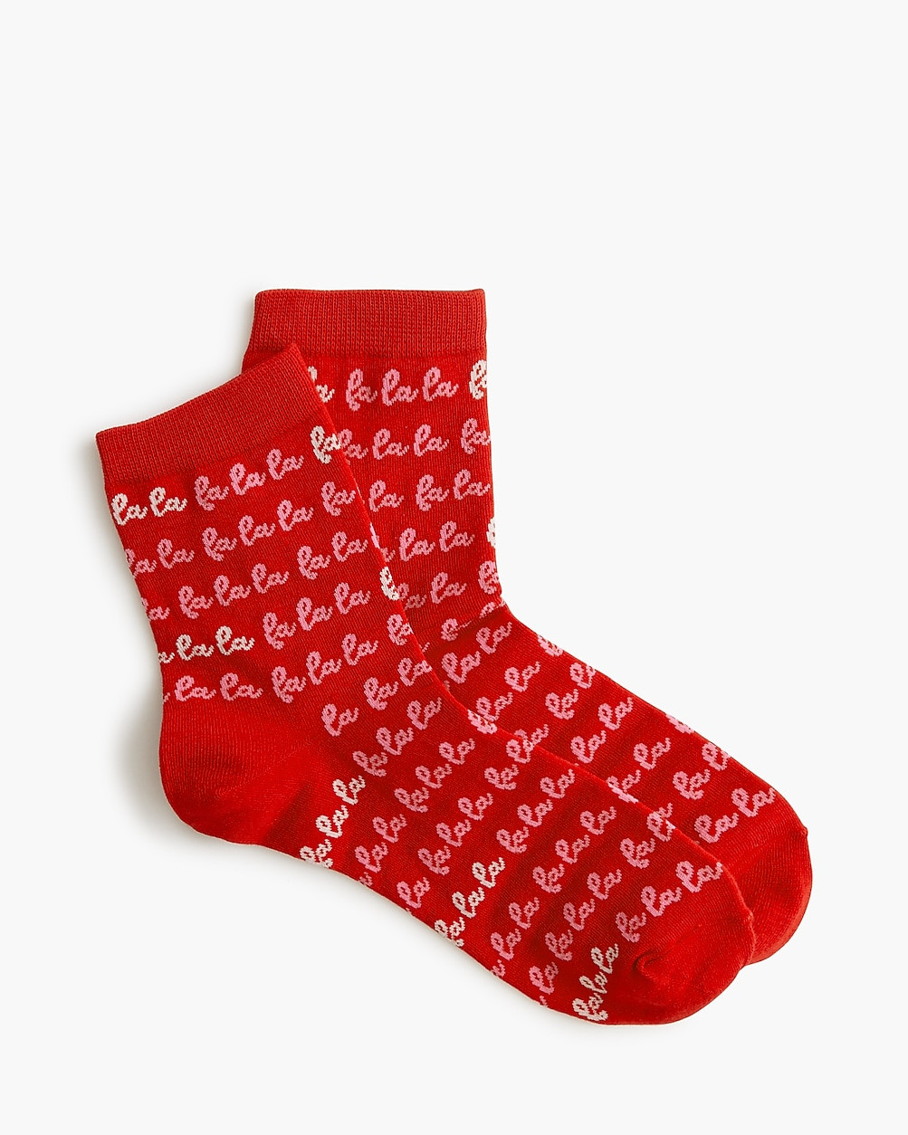 "Fa la la" boot socks | J.Crew Factory
