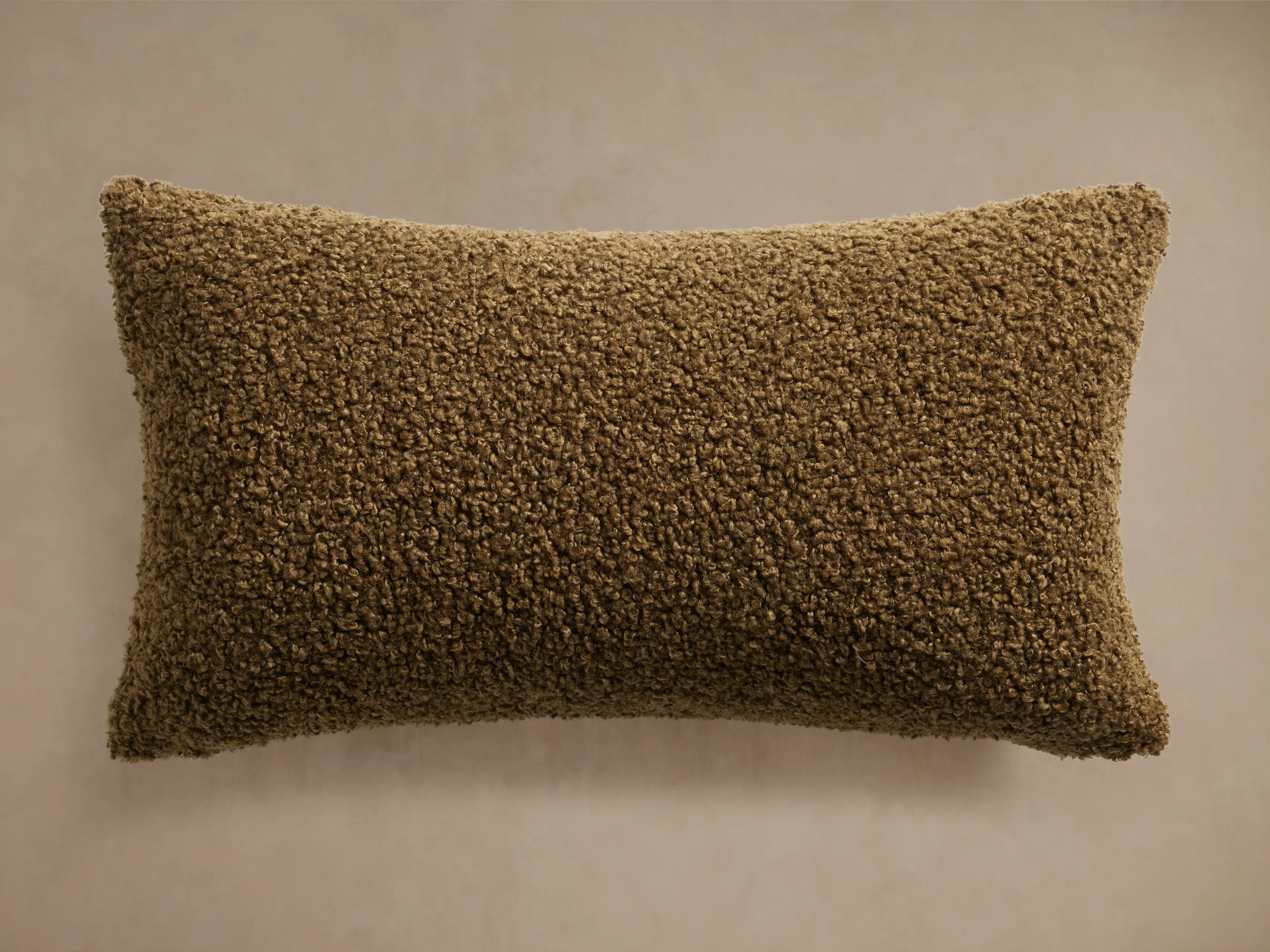 Faux Sherpa Lumbar Pillow Cover | Arhaus