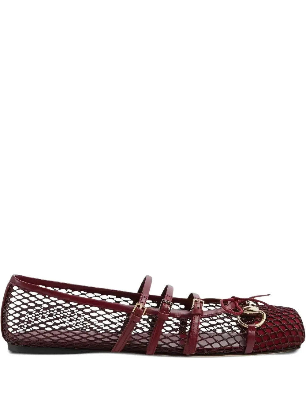 Guccistrap-detail ballet sandals | Farfetch Global