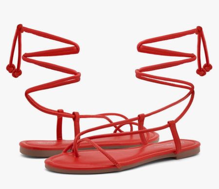 Love a lace up sandal! These red ones are perfect for summer holidays 🇺🇸🇺🇸
🔗Amazon 

#LTKShoeCrush #LTKFindsUnder50 #LTKSeasonal