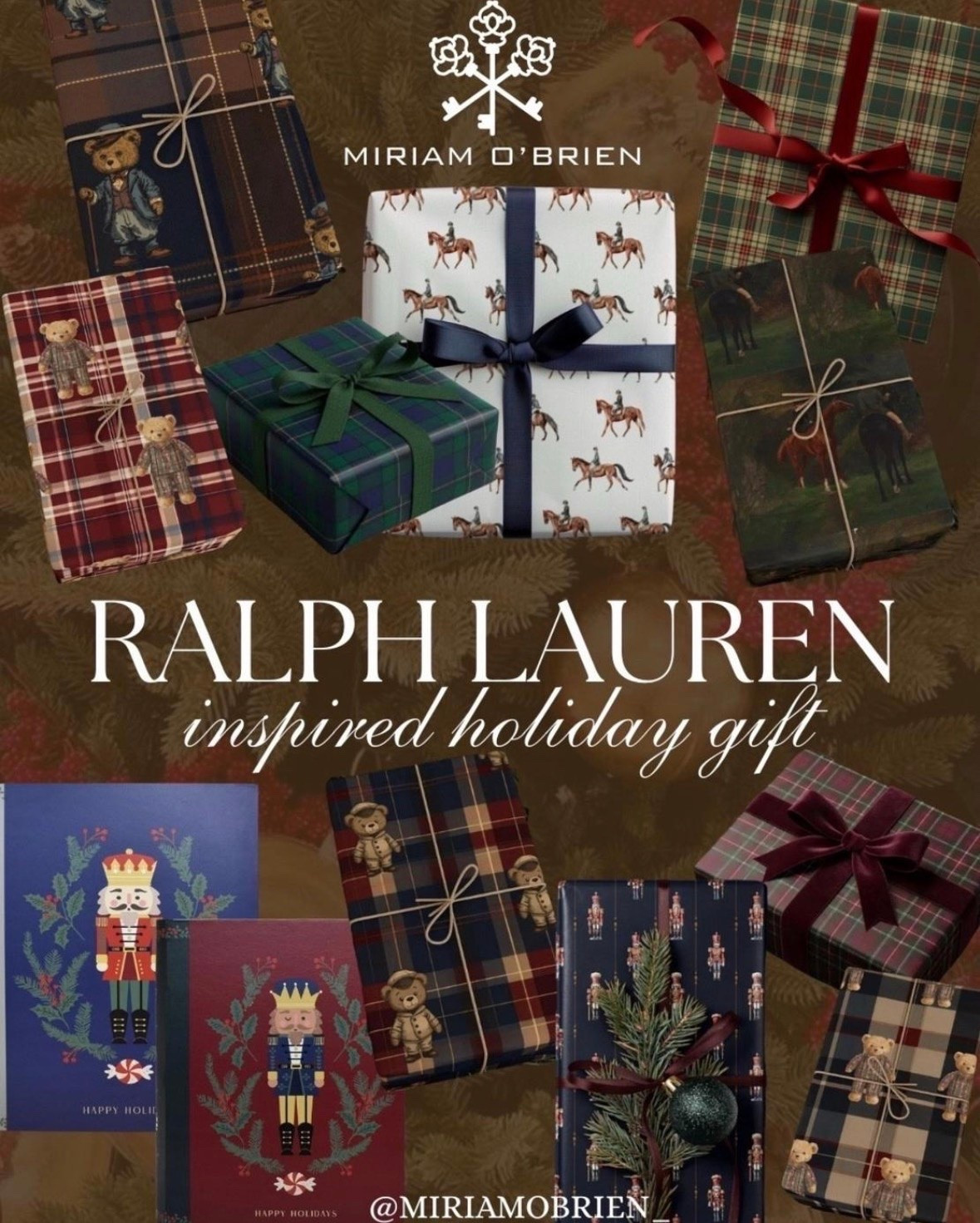 If you love that classic Ralph Lauren holiday aesthetic, these gift ideas are for you. 🎄🤎 Think timeless tartans, teddy bears, equestrian details, and the prettiest traditional Christmas touches.
I’m loving all of these for holiday gifting — and honestly, I’d be happy to receive any of them! 🎁
✨ Shop my picks on LTK!
Follow @miriamobrien on Instagram and TikTok 🤍
#LTKFinds #LTKShopping #LTKGiftGuide #LTKGifts #LTKCreator #HolidayGifts #ChristmasGifts #GiftIdeas #GiftGuide #HolidayShopping #ChristmasShopping #RalphLaurenInspired #RalphLaurenStyle #ClassicStyle #PreppyStyle #TraditionalChristmas #ChristmasDecor #HolidayInspiration #GiftInspiration #ChristmasInspo