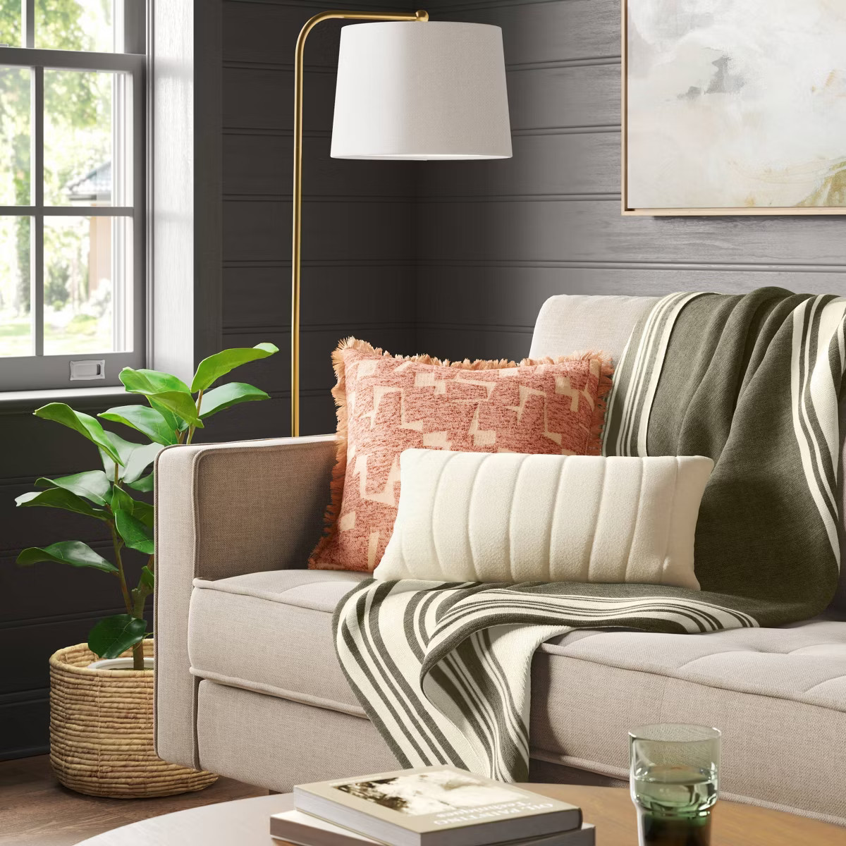 Framed Jacquard Knit Throw Blanket - Threshold™ designed with Studio McGee | Target