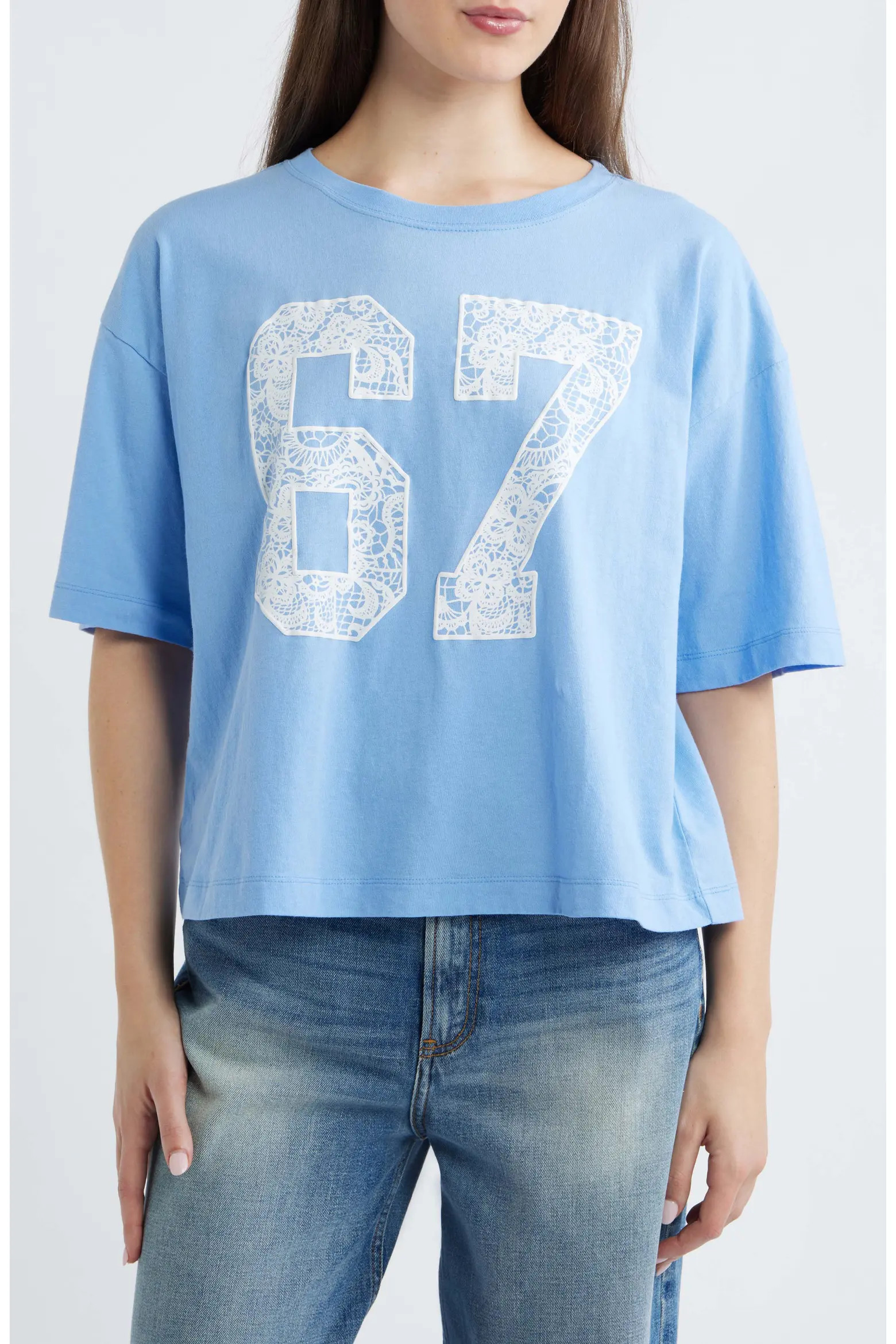 67 Lace Graphic T-Shirt (Women) | Nordstrom | Nordstrom