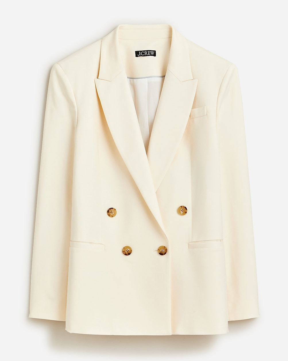 Relaxed double-breasted blazer in city twill | J. Crew US