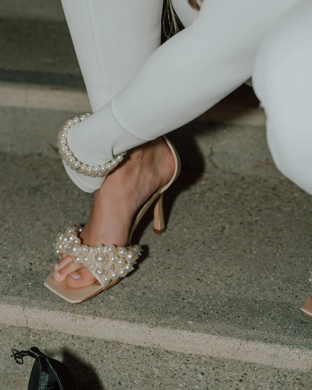ROMILY-CHAMPAGNE STILETTO SANDAL | Azalea Wang