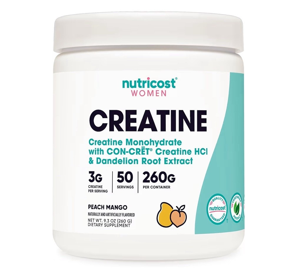 Nutricost Creatine Monohydrate Powder • Micronized
• Peach Mango Flavor
• 50 Servings
• Vegetarian, Non-GMO, Gluten Free

#LTKfitnessgoals #LTKmomlife #LTKActive