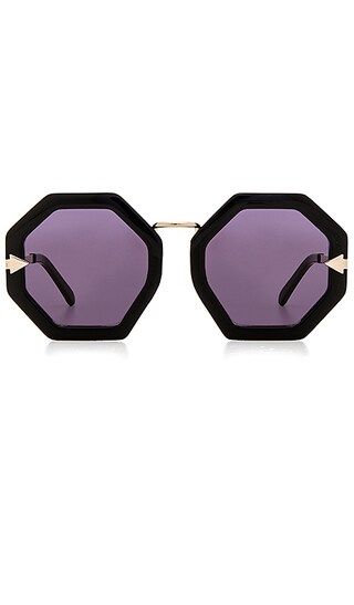 Karen Walker Moon Disco in Black & Gold | Revolve Clothing