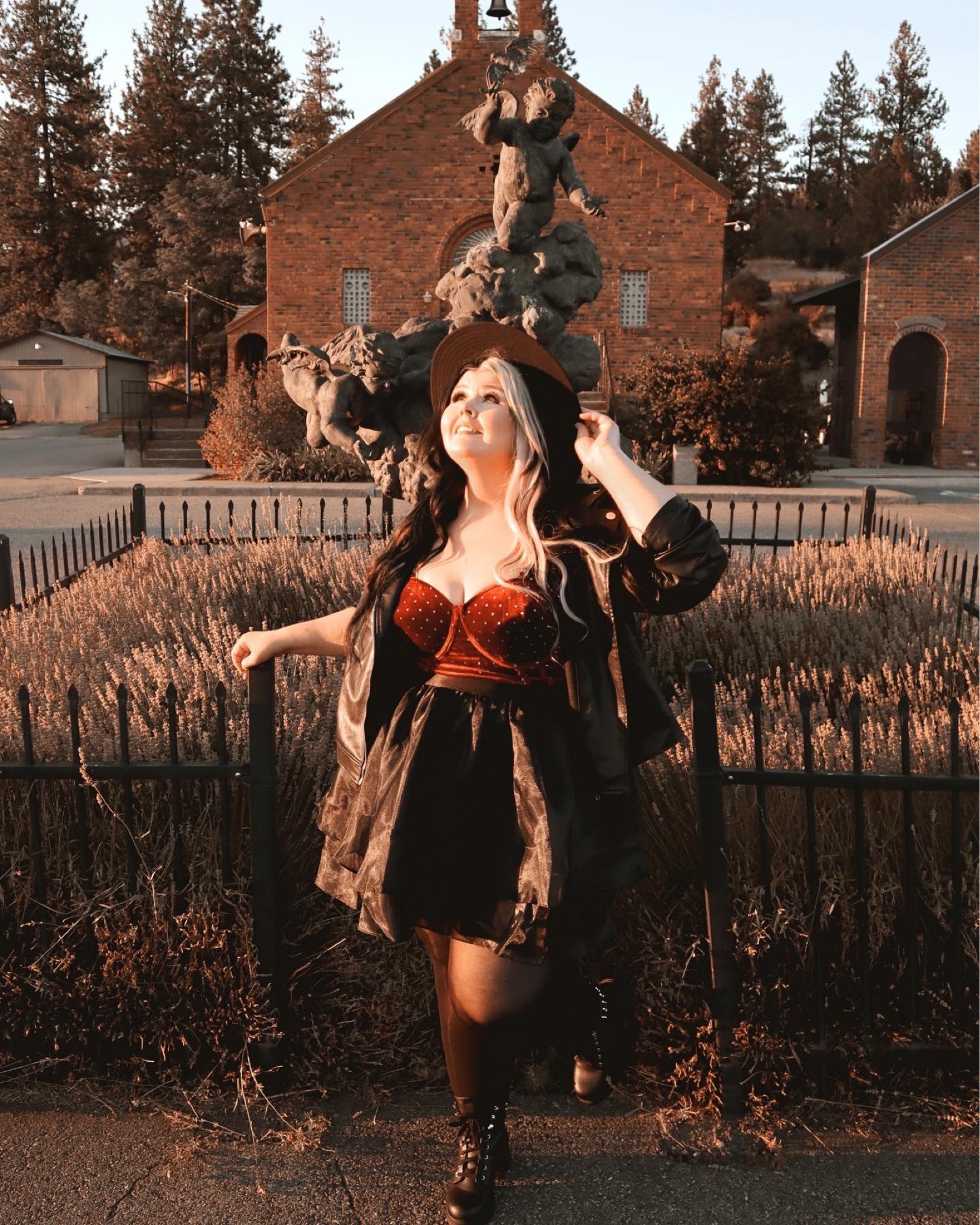 Spooky Lookbook Volume IV is now live on youtube! Linked in stories & bio! ✨

I think this was my favorite look this year 🥰 Top, Skirt & Jacket are Shein. Purse is Amazon but it’s also in Shein lol. I’ll link everything in my stories, story highlights and bio! 👻

📸- @ahoyalina 

#spookyseason #witchyvibes #witchyfashion #sheincurve #sheingals #altfashion #altgirl #curvyfashion #halloweenfashion 

#LTKHalloween #LTKcurves