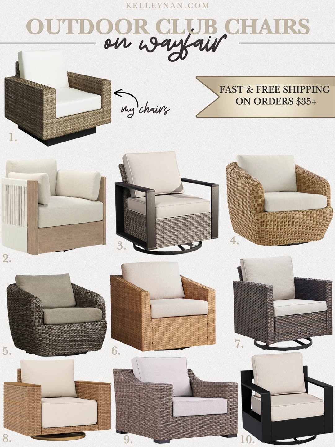 #ad More @Wayfair outdoor club chairs at all price points! Some even come as sets 👏🏻 And, all ship fast and free over $35 #wayfairpartner #wayfair

#LTKHome #LTKSaleAlert #LTKSeasonal