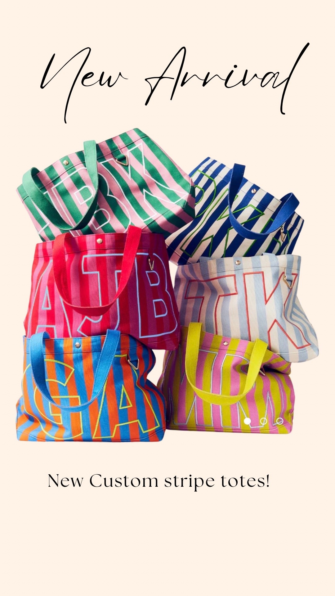 Stripe totes, custom totes 

#LTKTravel #LTKSwim #LTKFestival