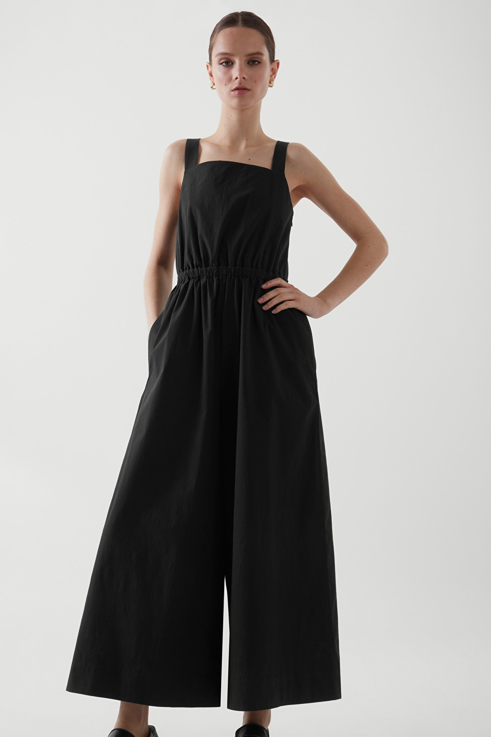 WIDE-LEG JUMPSUIT - BLACK - COS | COS (US)