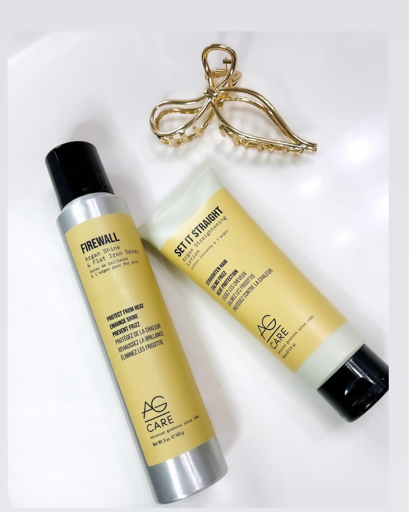 Loving this combo lately ✨

1. SET IT STRAIGHT ARGAN STRAIGHTENING LOTION
✨Straighten Hair ✨Calms Frizz ✨Heat Protection

2. FIREWALL ARGAN SHINE & FLAT IRON SPRAY
✨Protect From Heat
✨Enhance Shine
✨Prevent Frizz



#LTKSaleAlert #LTKStyleTip #LTKBeauty