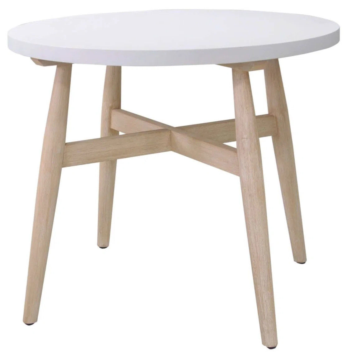 Antique Wash & Ivory Composite Bistro Table | Birch Lane