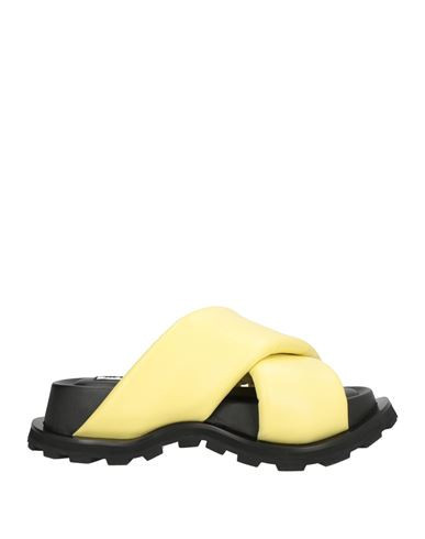 Jil Sander Woman Sandals Yellow Size 5 Leather | YOOX (US)