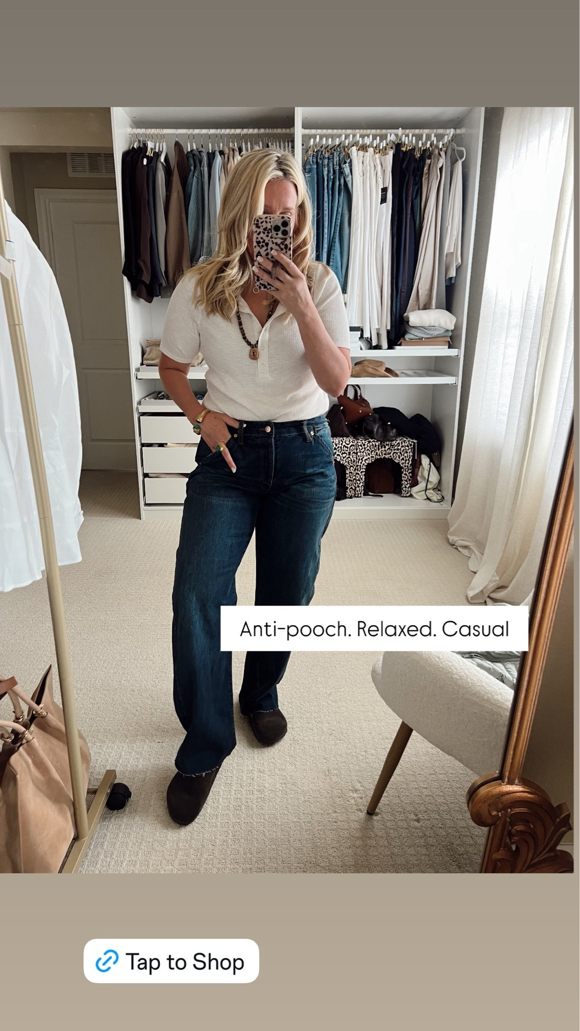 ✨Tap the bell, save and ❤️ start here over 40 fashion, midlife style, midsize fashion and luxury looks for less.  

Jeans hug your belly too? These twisted-seam jeans understand the assignment. 👏

The relaxed fit skims the belly, hips and thighs, while the twisted seam draws the eye down and creates balance. 

The midweight denim adds structure without squeezing and there’s enough stretch to comfortably live your actual life. 😂

⬇️Sizing information:
12 (size down if in between sizes.) 
Too medium (size down if in between sizes.) 

That’s Outfit Physics™: lift the eye, skim the body and balance the proportions.

👑 Helping you look good, feel good.-Lindsey Denver   Check back daily for belly-friendly style, confidence, and Outfit Physics™.

Comment SHOP below to receive a DM with the link to this post on my LTK ⬇ https://liketk.it/6kJnX

Comment SHOP below to receive a DM with the link to this post on my LTK ⬇ https://liketk.it/6kJqS