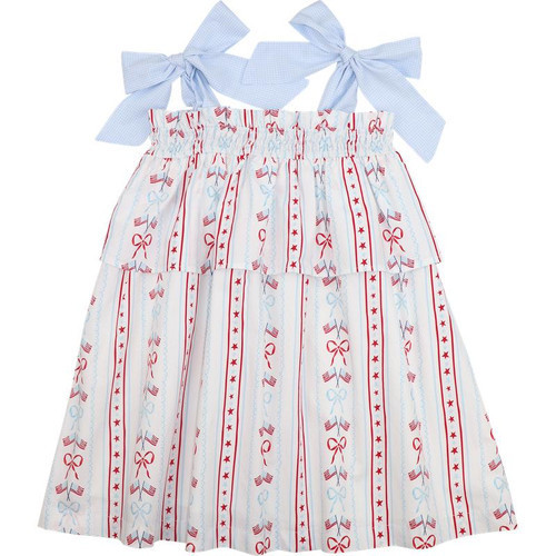 Bow And Flag Shoulder Tie Dress | Cecil and Lou