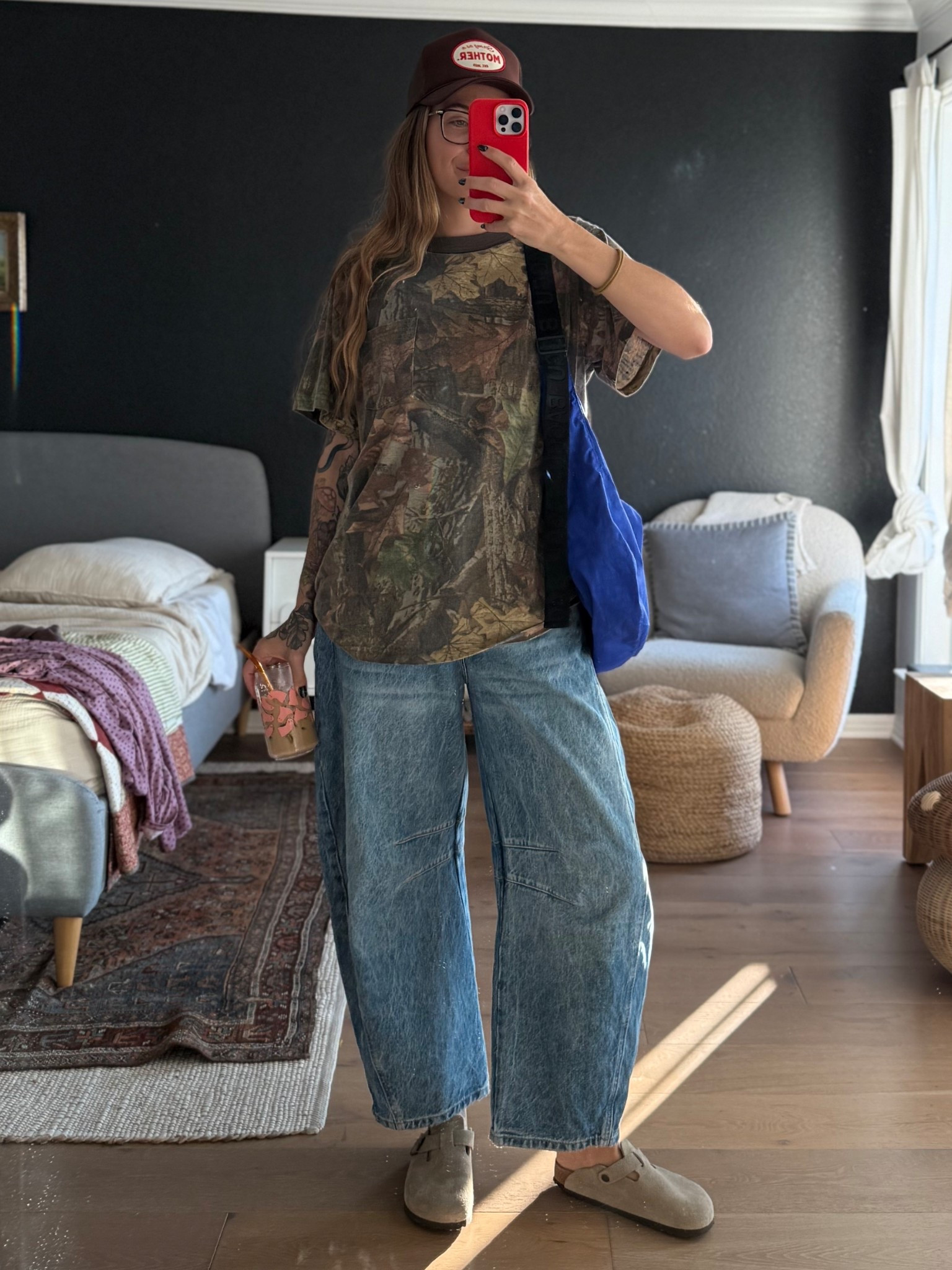 Wearing a size 28 in jeans 

#LTKmomlife #LTKootd