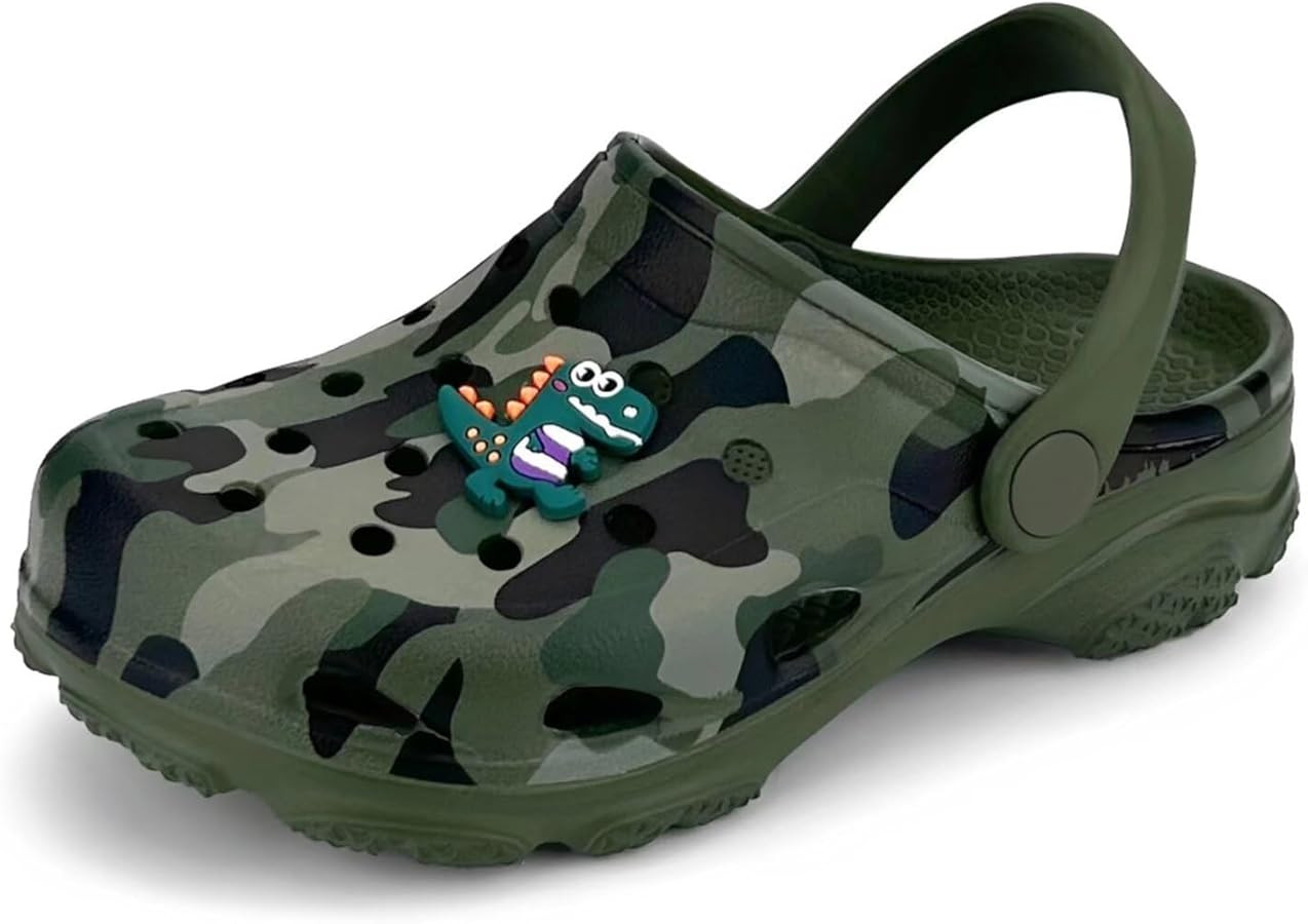 Boys and Girls Graphic Clogs for Kids,Unisex Eva Mules for Big Kid,Little Kid,Boy and Girl Closed... | Amazon (US)