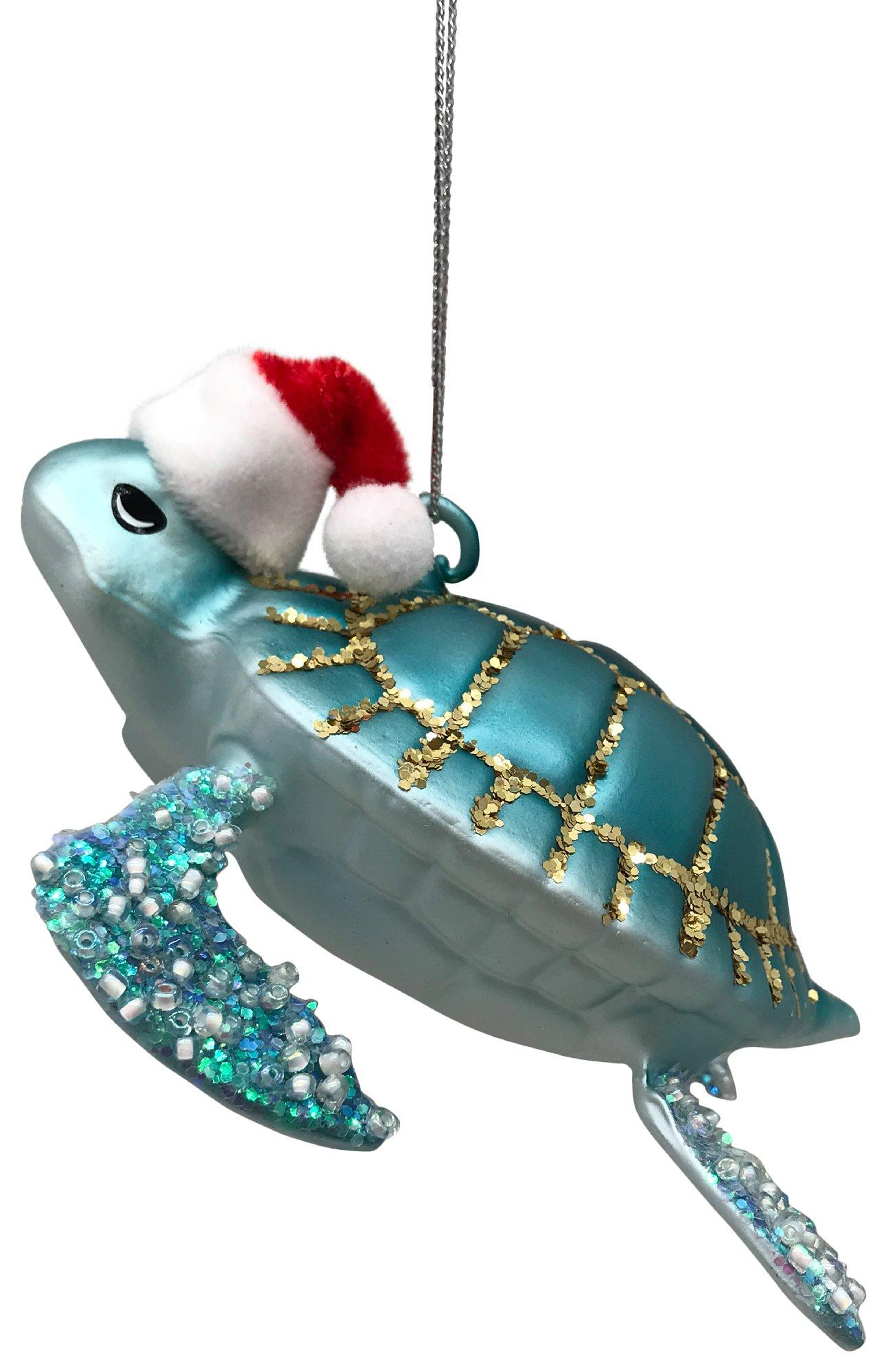 Brighten The Season Glass Turtle Tree Ornament | Bealls