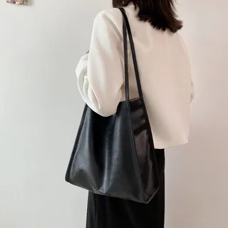 Faux Leather Tote Bag | YesStyle Global