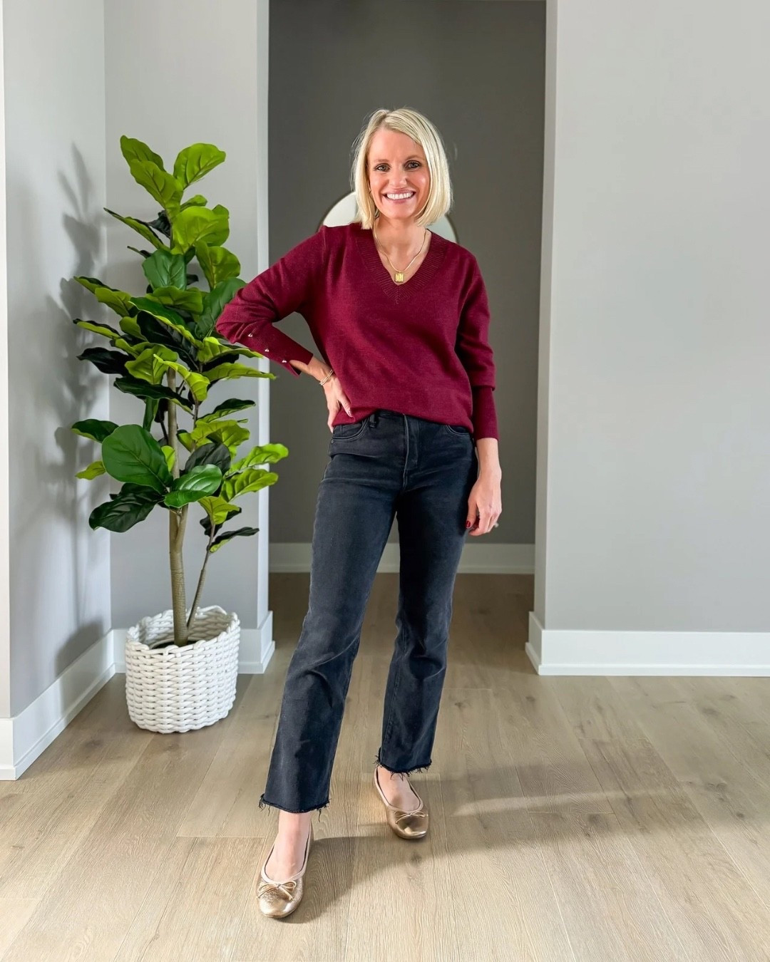 These a solution jeans from Wit & Wisdom are my most worn jeans and they are a top seller from the month of November! I’m wearing a size 0 and I did cut the hem  

#LTKOver40 #LTKootd #LTKPetite