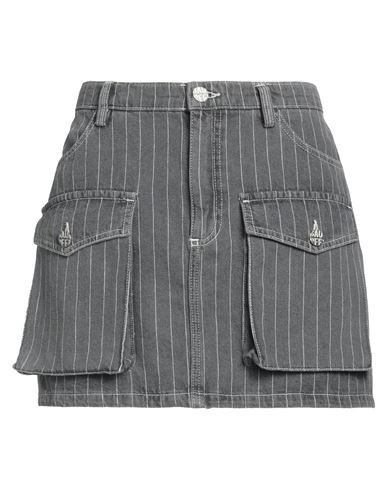 Baum Und Pferdgarten Woman Denim skirt Grey Size 4 Organic cotton | YOOX (US)