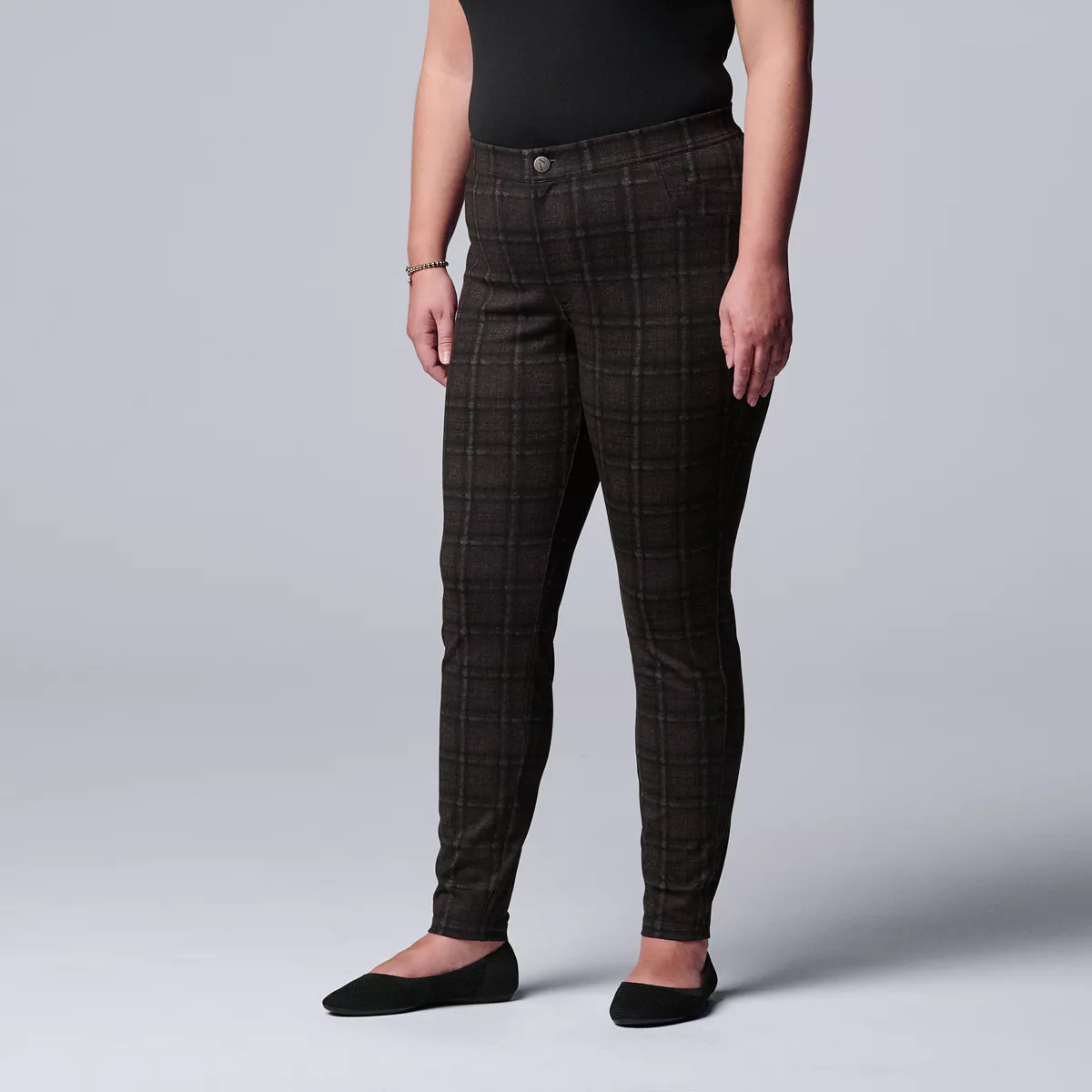 Plus Size Simply Vera Vera Wang Ponte Skinny Pants | Kohl's
