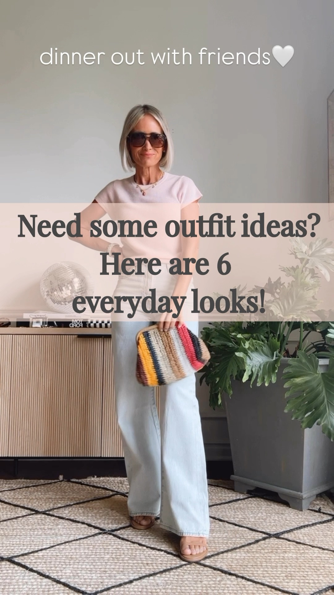 Do you ever stand in your closet and you just don’t know what to wear?  The best outfits aren’t overly complicated! Grab a pair of light wash denim (a spring/ summer must have) and use this reel for inspo! Put the same black top away, move the winter sweaters and add some color! Pro tip: grab a fun bag for the season, or pull out an old fave and consider adding some bag charms! linking a lot of faves on sale!!
comment shop for links

#LTKSaleAlert #LTKgrwm #LTKootd