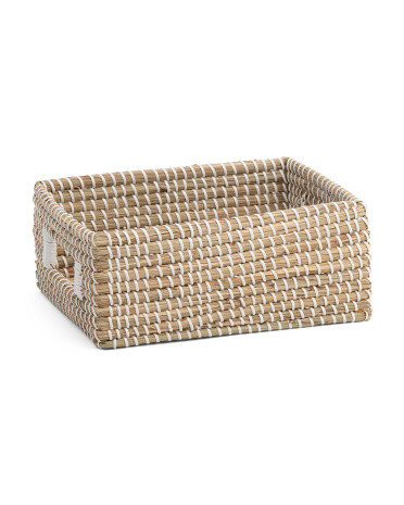 Rectangular Tote With Cut Handle | TJ Maxx