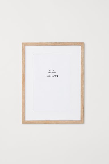 H & M - Wooden Frame 11 3/4 x 15 3/4 - Beige | H&M (US + CA)