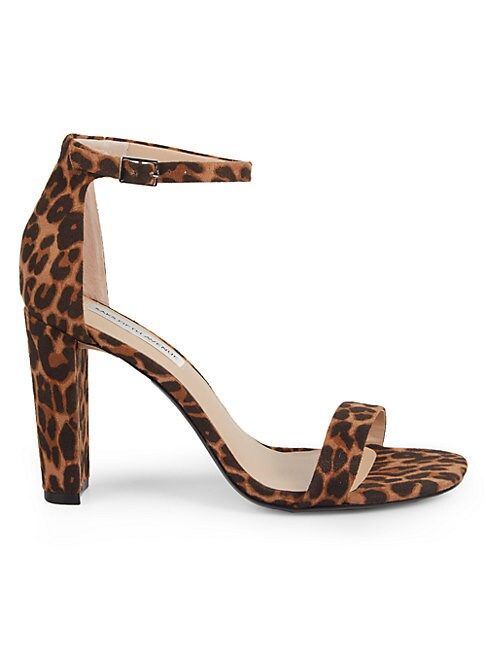Leopard Block Heel Ankle-Strap Sandals | Saks Fifth Avenue OFF 5TH