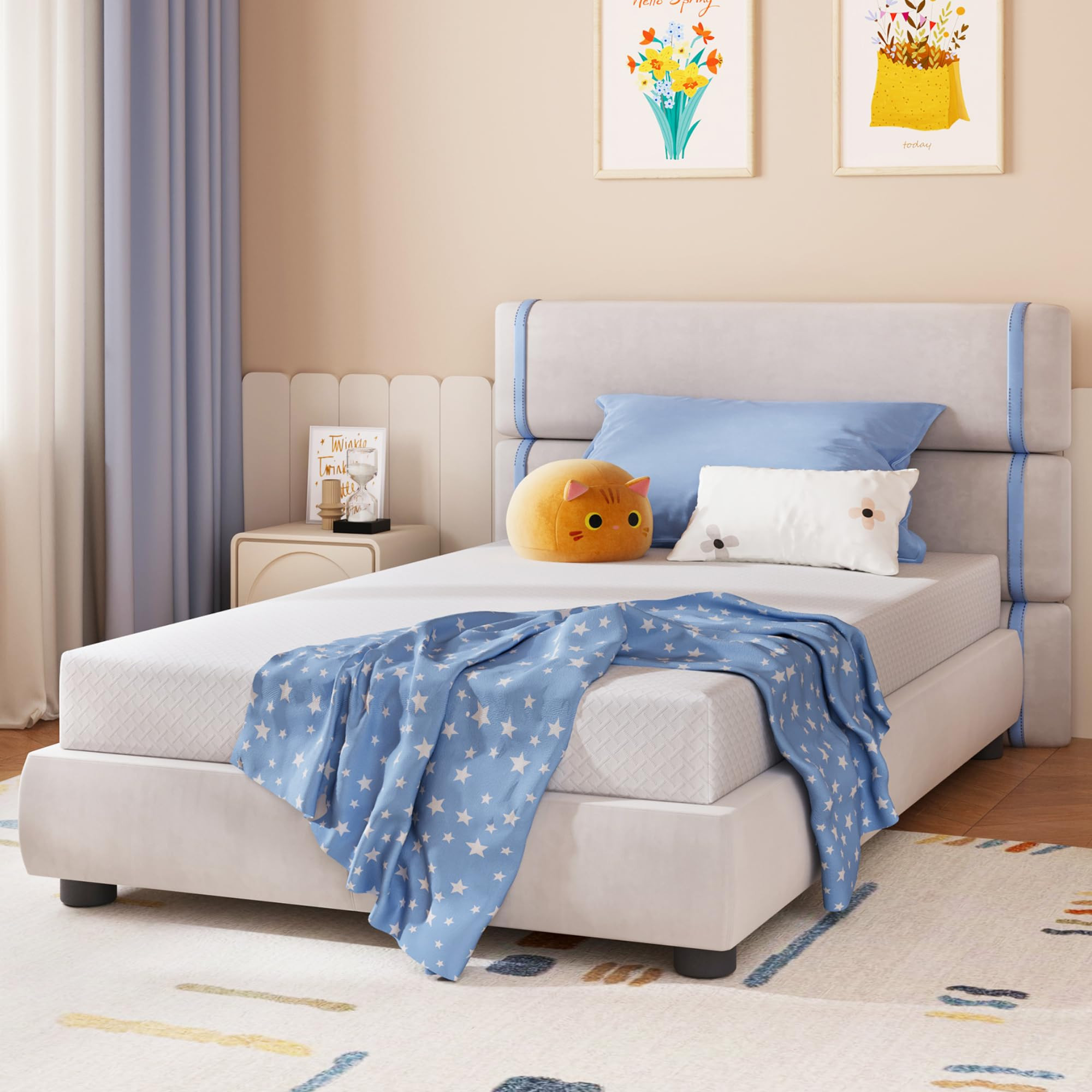 Full Size Mattress 6 Inch Green Tea Memory Foam Mattress for Cool Sleep & Pressure Relief, CertiP... | Amazon (US)