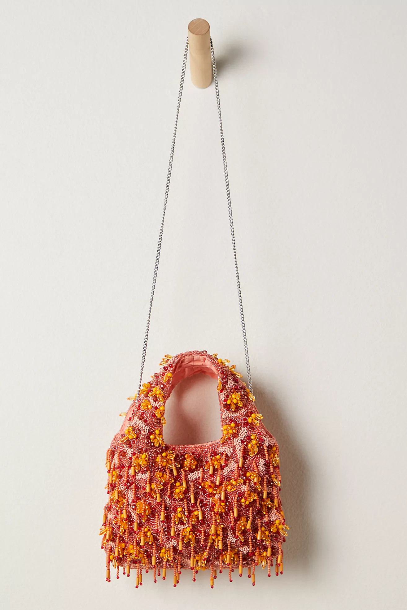 Coral Beaded Clutch | Free People (Global - UK&FR Excluded)
